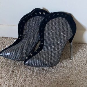 Studded spike bootie